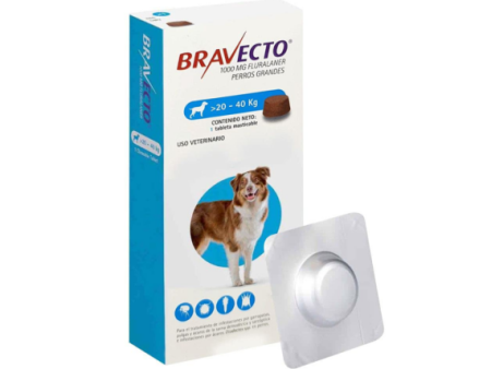 Bravecto 1000 mg   20- 40 kg For Cheap